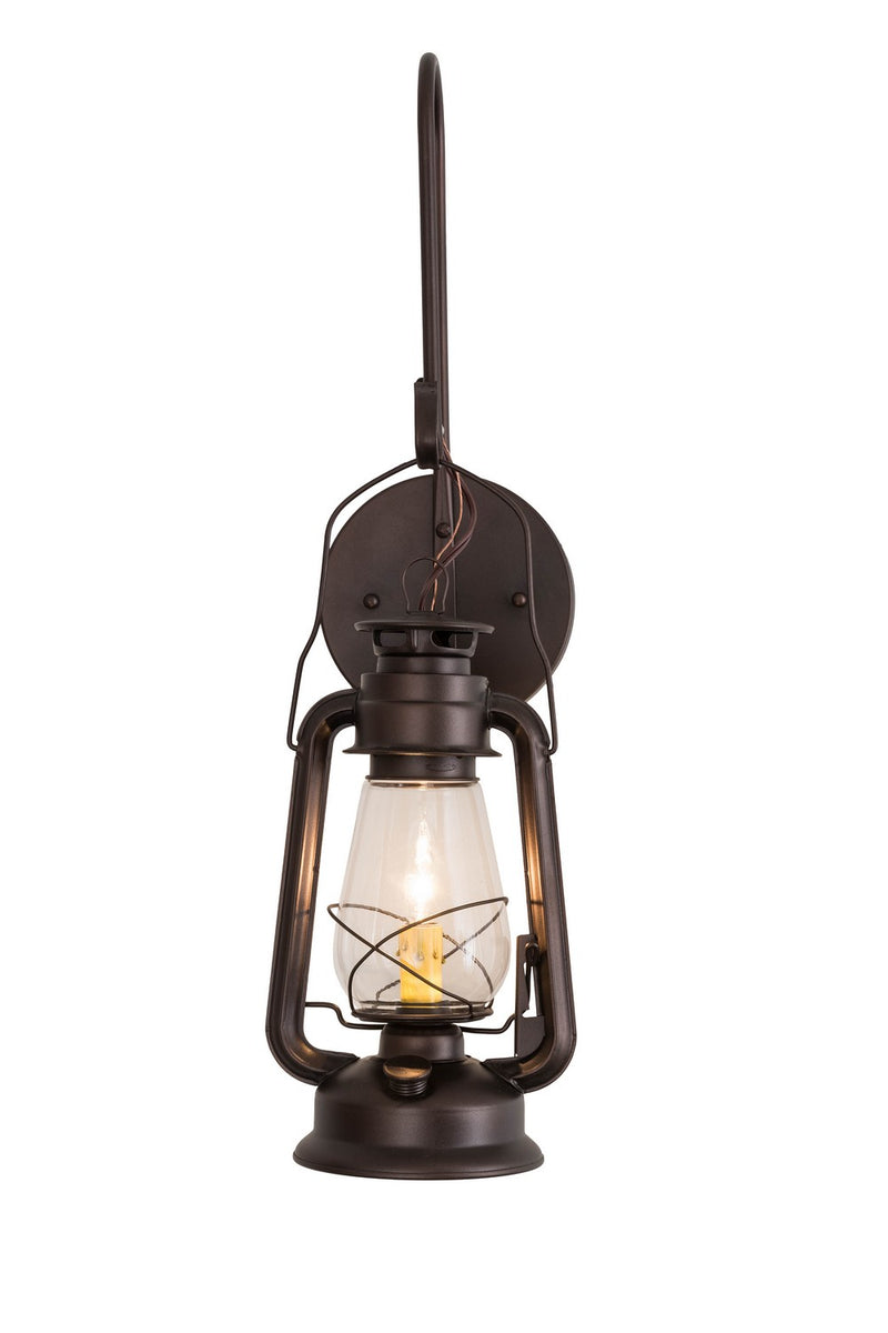 Meyda Tiffany 179095 One Light Wall Sconce, Mahogany Bronze