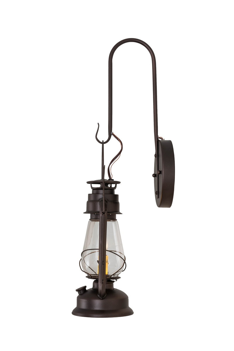 Meyda Tiffany 179095 One Light Wall Sconce, Mahogany Bronze