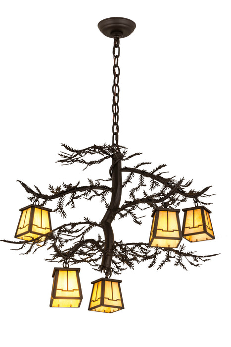 Meyda Tiffany 179146 Five Light Chandelier, Oil Rubbed Bronze