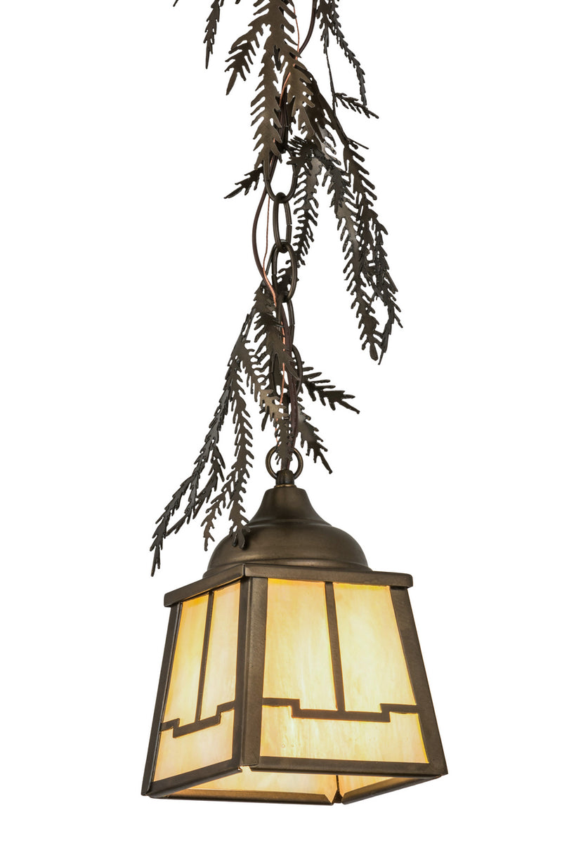 Meyda Tiffany 179219 One Light Mini Pendant, Antique Copper