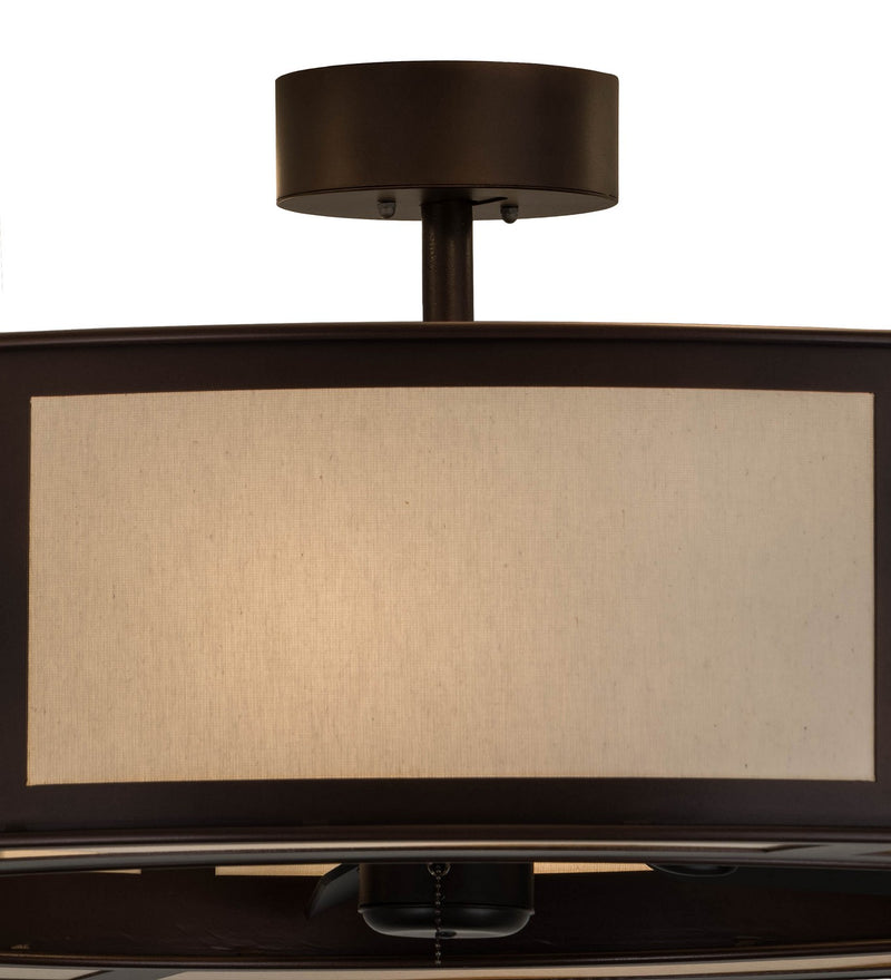 Meyda Tiffany 179421 12 Light Chandel-Air, Mahogany Bronze
