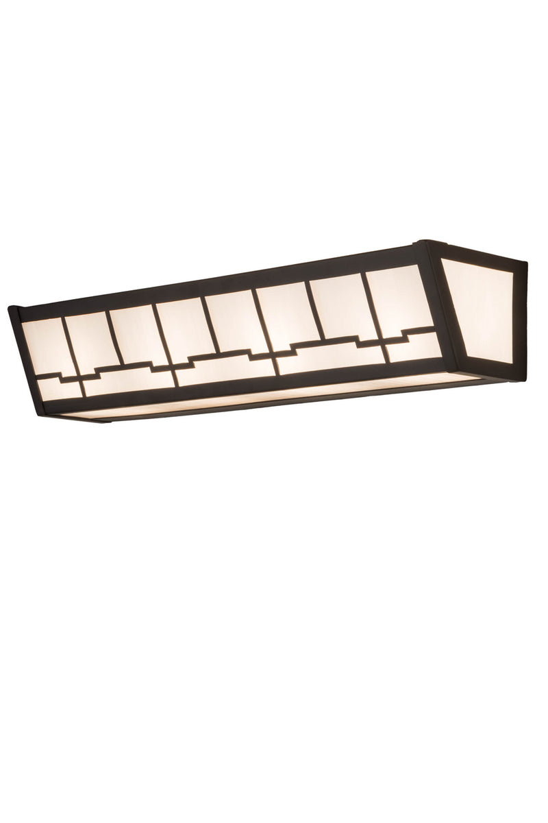 Meyda Tiffany 179495 Four Light Vanity, Oil Rubbed Bronze