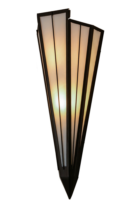 Meyda Tiffany 179522 Two Light Wall Sconce, Textured Black