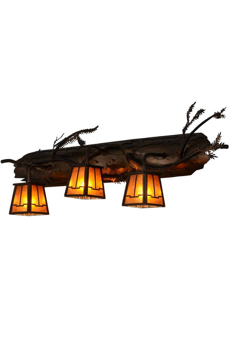 Meyda Tiffany 179629 Three Light Vanity, Antique Copper