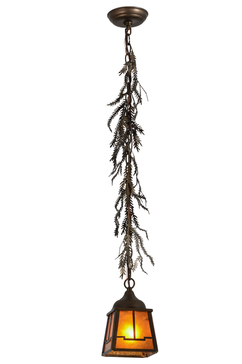 Meyda Tiffany 179630 One Light Pendant, Antique Copper