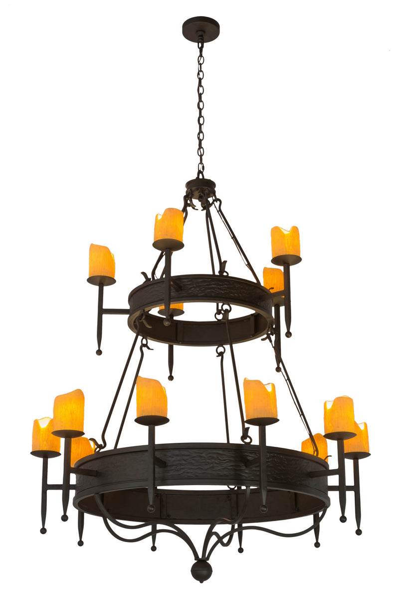 Meyda Tiffany 179668 15 Light Chandelier, Oil Rubbed Bronze