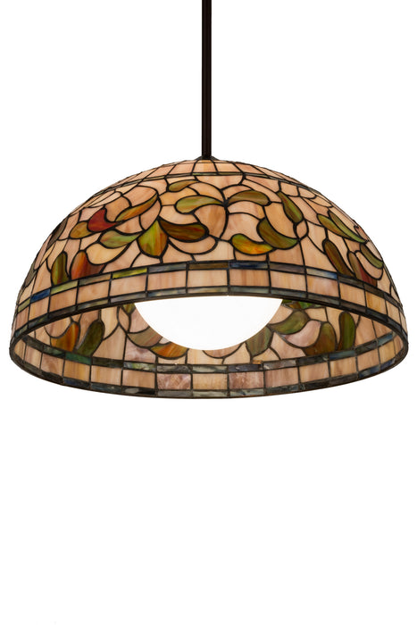 Meyda Tiffany 179681 One Light Pendant, Mahogany Bronze
