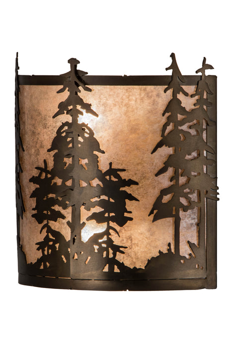 Meyda Tiffany 179749 Two Light Wall Sconce, Antique Copper