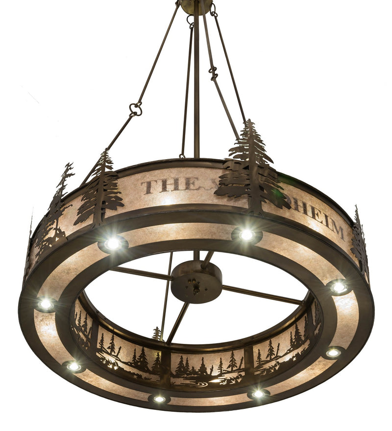 Meyda Tiffany 179750 24 Light Pendant, Antique Copper