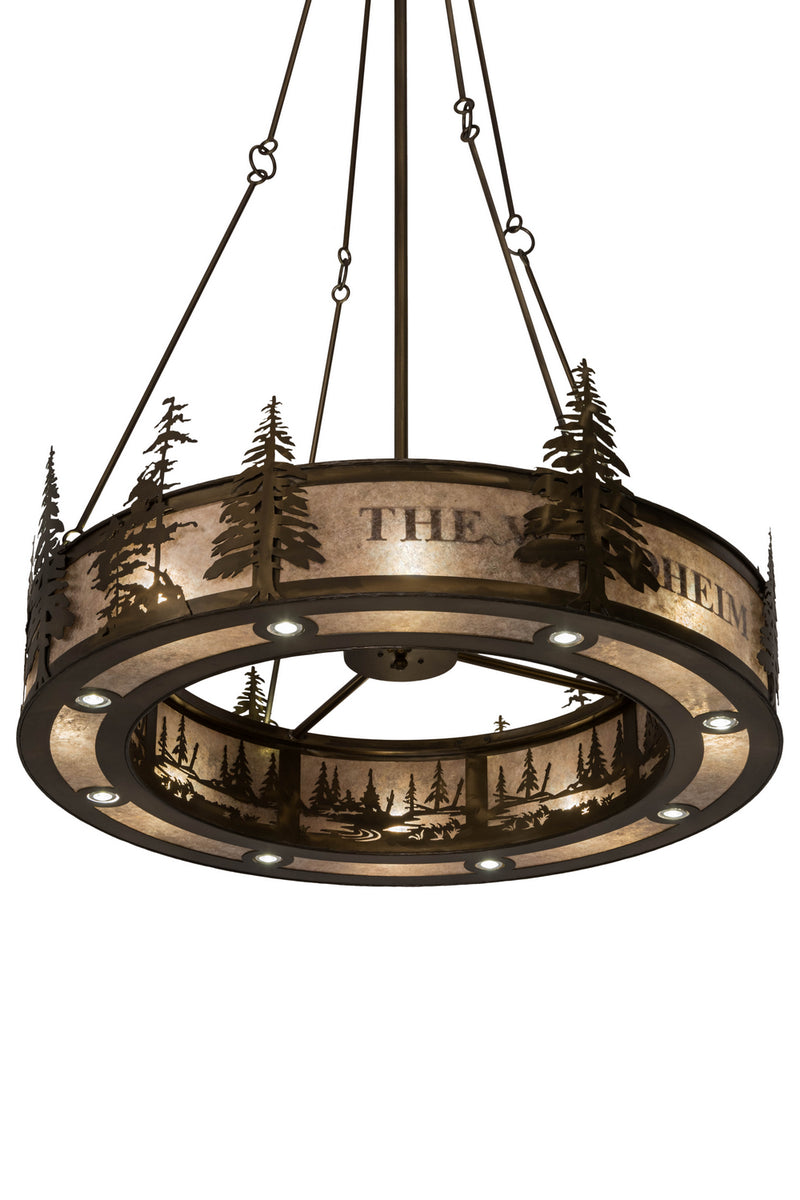 Meyda Tiffany 179750 24 Light Pendant, Antique Copper