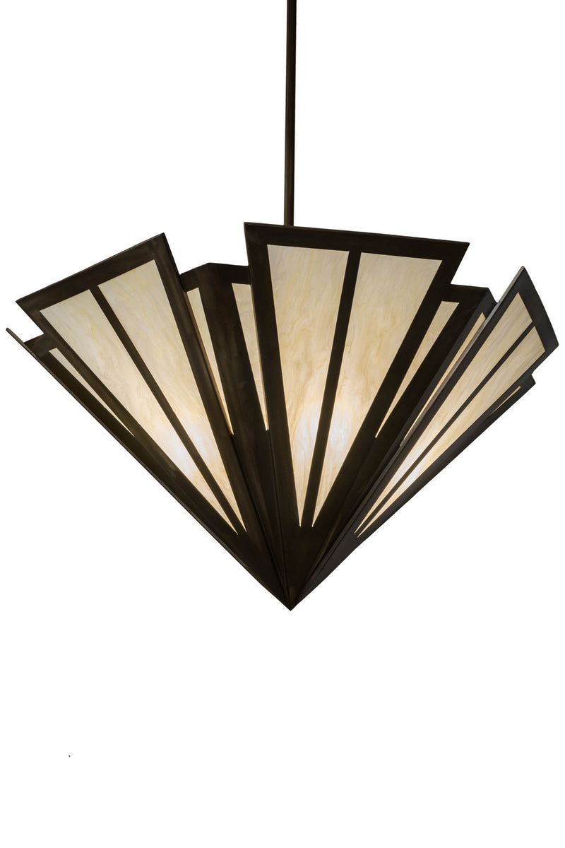 Meyda Tiffany 179808 Six Light Pendant, Antique Copper