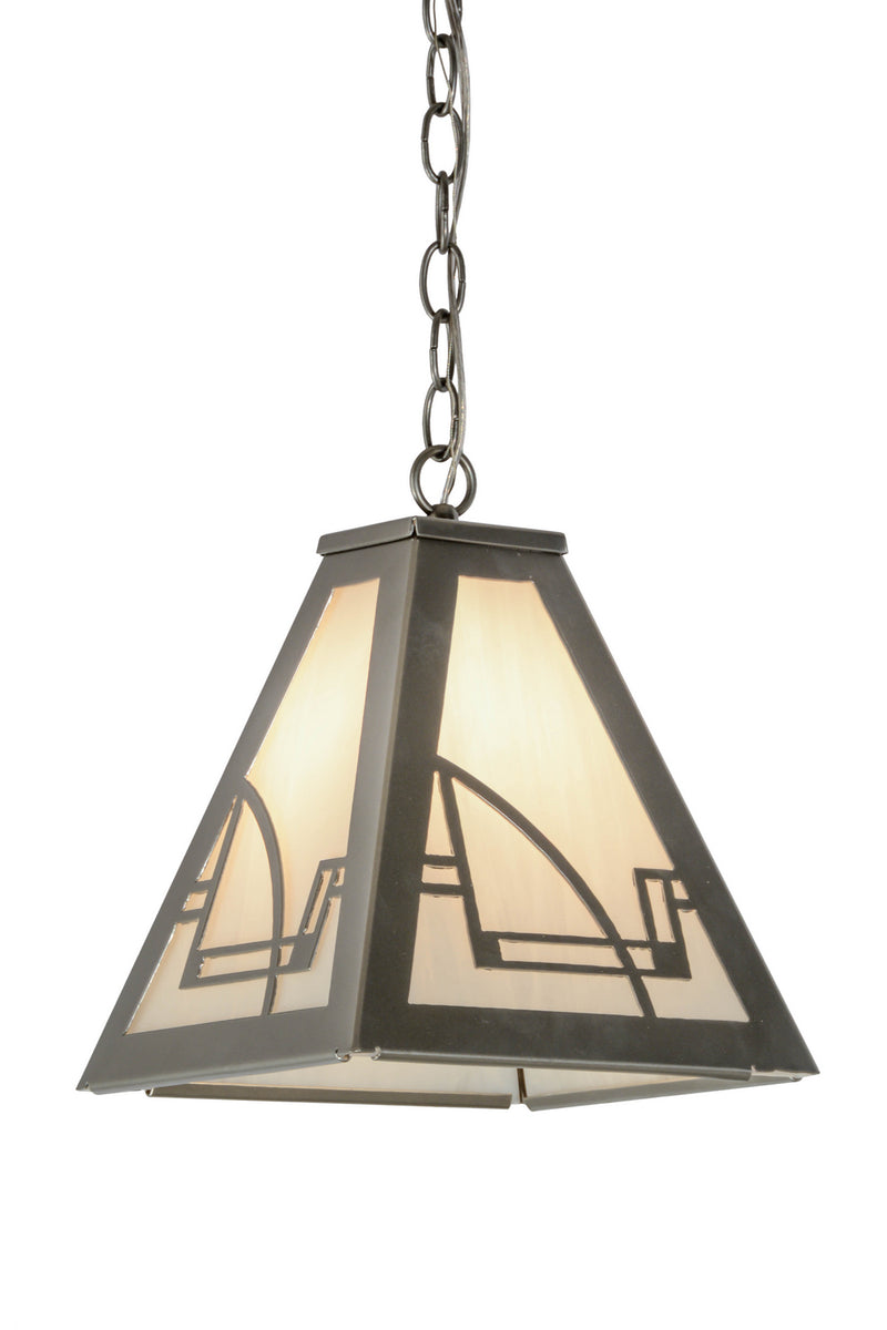 Meyda Tiffany 179844 One Light Mini Pendant, Nickel