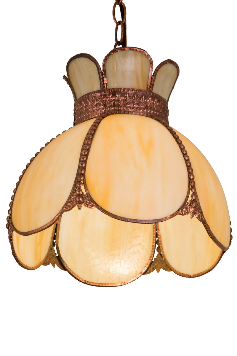Meyda Tiffany 179932 One Light Pendant, Raw Copper