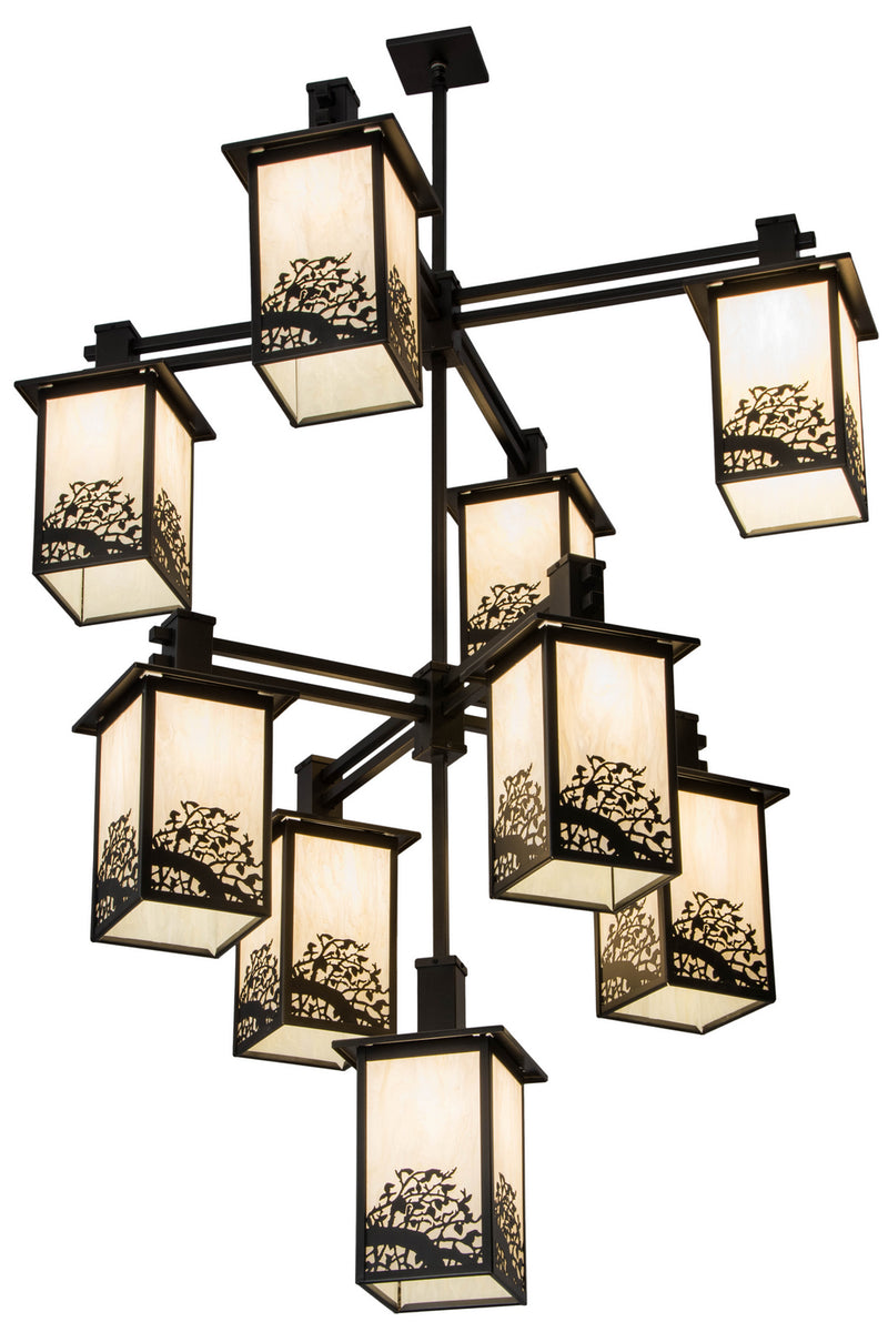Meyda Tiffany 180016 Nine Light Chandelier, Oil Rubbed Bronze