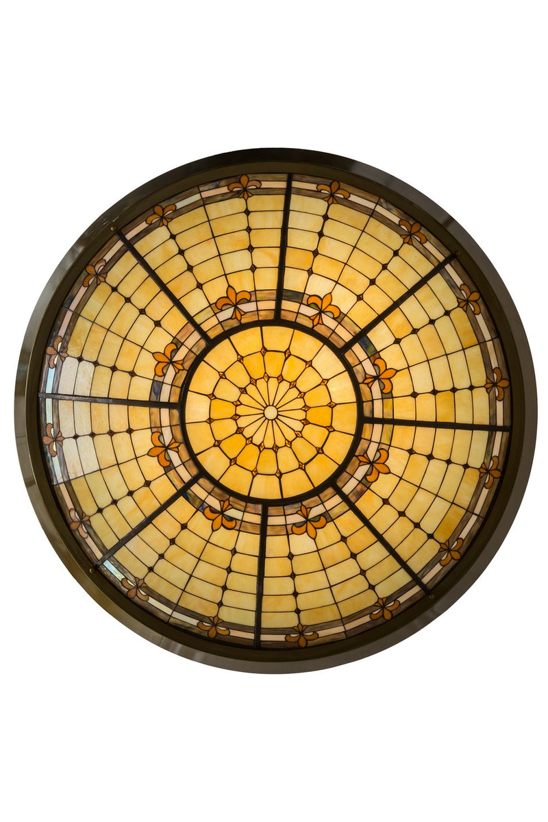 Meyda Tiffany 180289 Ten Light Inverted Pendant, Transparent Brass
