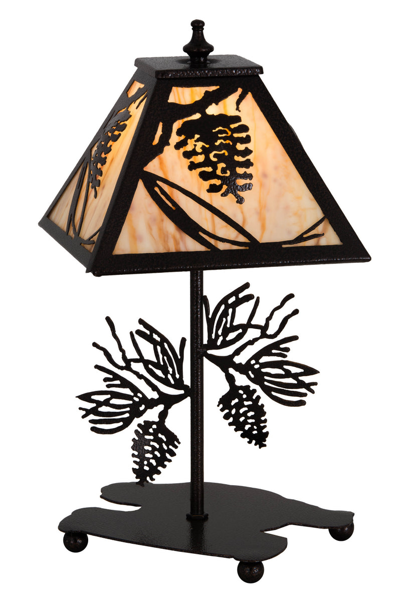 Meyda Tiffany 180439 One Light Accent Lamp, Copper Vein