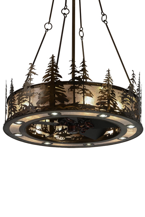 Meyda Tiffany 180491 24 Light Chandel-Air, Antique Copper,Black Metal