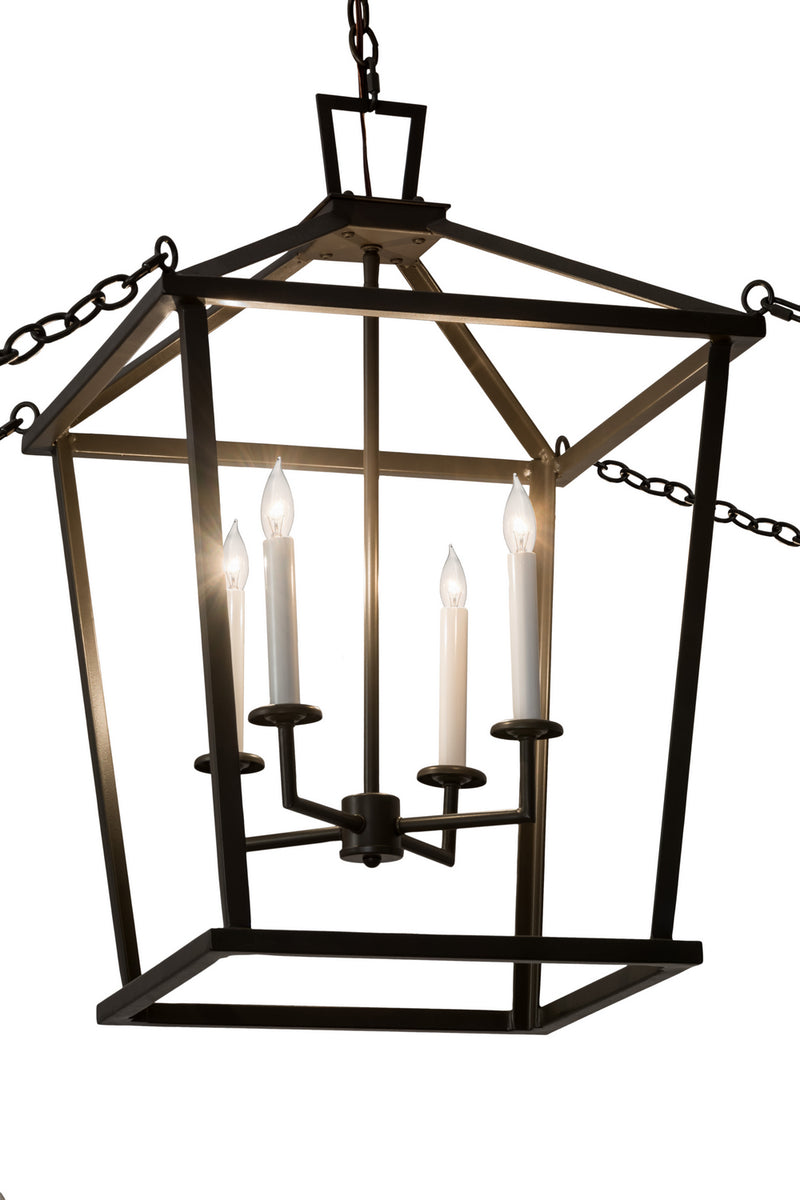 Meyda Tiffany 180494 Four Light Pendant, Timeless Bronze