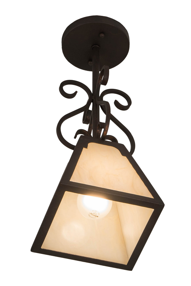 Meyda Tiffany 180652 One Light Mini Pendant, Copper Rust