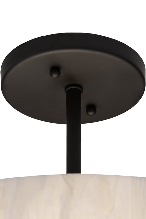 Meyda Tiffany 180892 Four Light Semi-Flushmount, Oil Rubbed Bronze