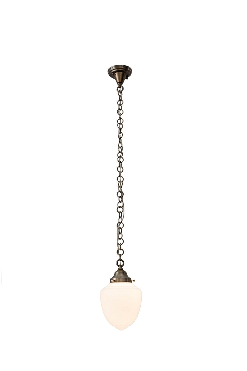 Meyda Tiffany 180901 One Light Pendant, Antique Nickel