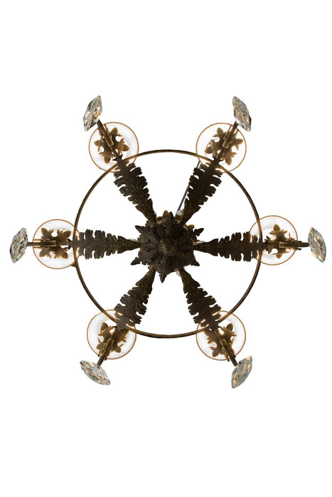 Meyda Tiffany 180943 Six Light Chandelier, Crystal