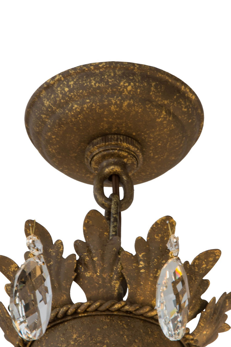 Meyda Tiffany 180943 Six Light Chandelier, Crystal