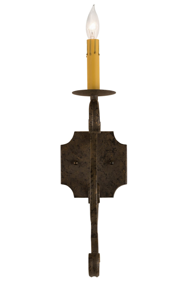 Meyda Tiffany 180945 One Light Wall Sconce, Golden Bronze