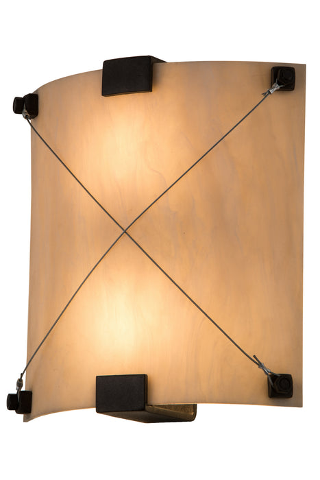 Meyda Tiffany 180946 Two Light Wall Sconce, Coffee Bean
