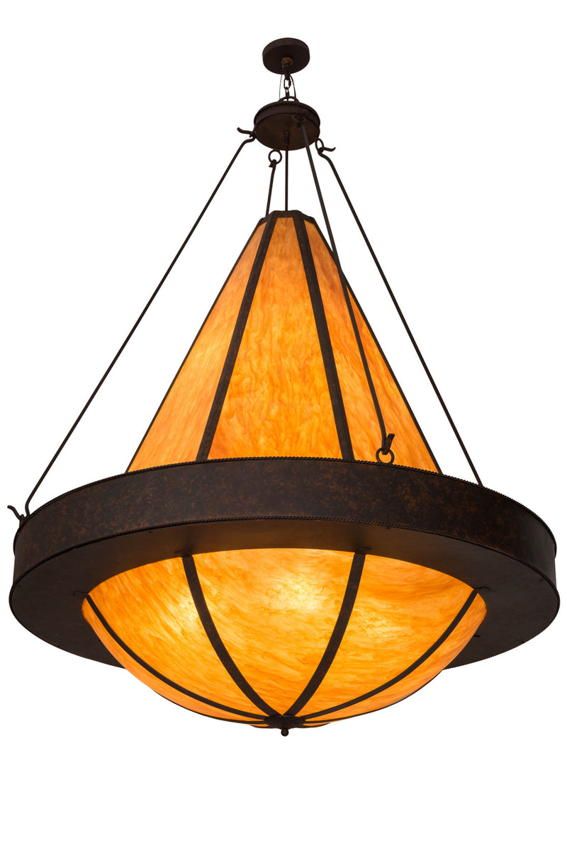 Meyda Tiffany 181114 12 Light Pendant, Rusty Nail