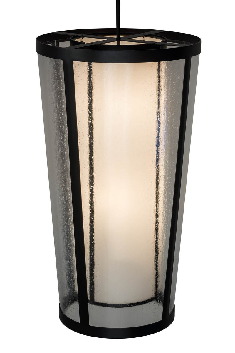 Meyda Tiffany 181116 Four Light Pendant, Textured Black