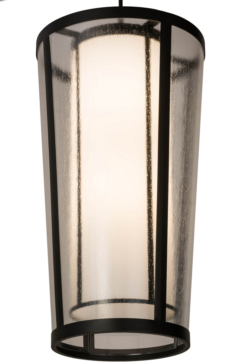 Meyda Tiffany 181116 Four Light Pendant, Textured Black