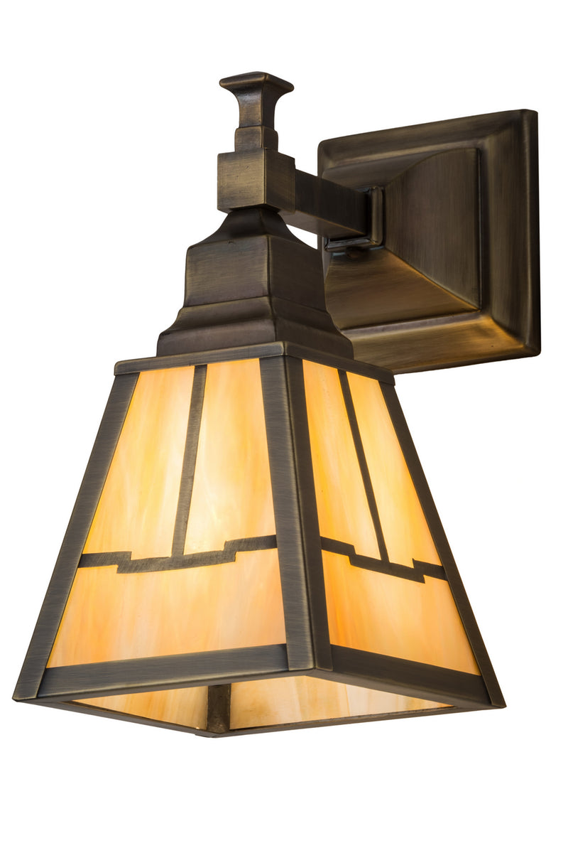 Meyda Tiffany 181231 One Light Wall Sconce, Antique Brass