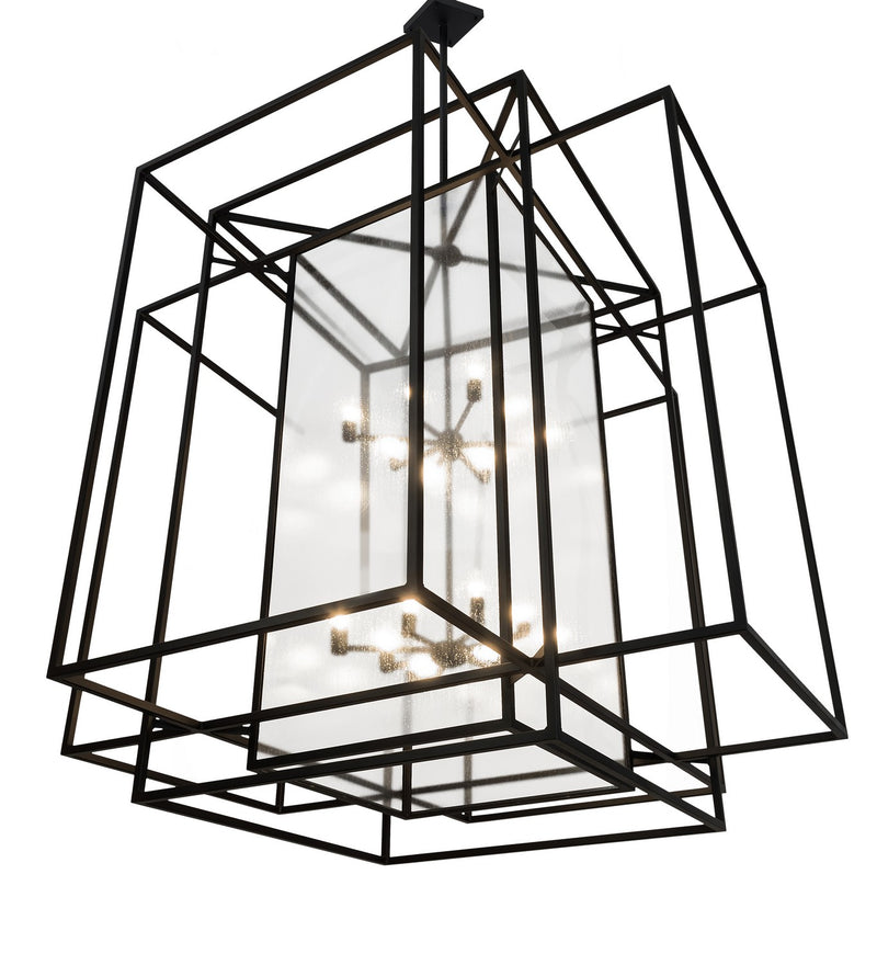 Meyda Tiffany 181308 16 Light Pendant, Textured Black