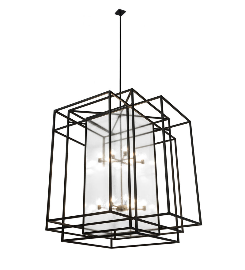 Meyda Tiffany 181308 16 Light Pendant, Textured Black