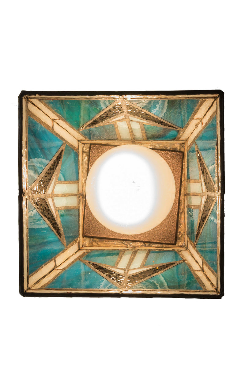 Meyda Tiffany 181346 One Light Mini Pendant, Ebna Amber Beige