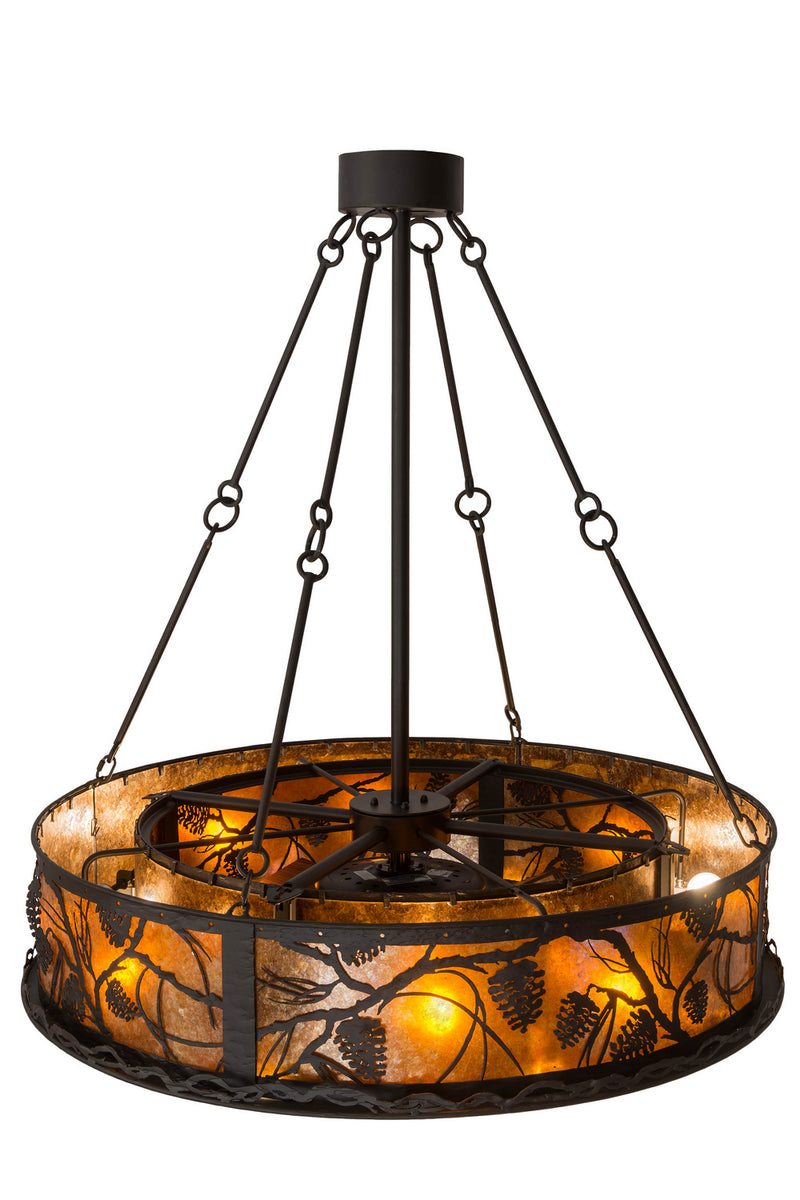 Meyda Tiffany 181388 16 Light Chandel-Air, Oil Rubbed Bronze