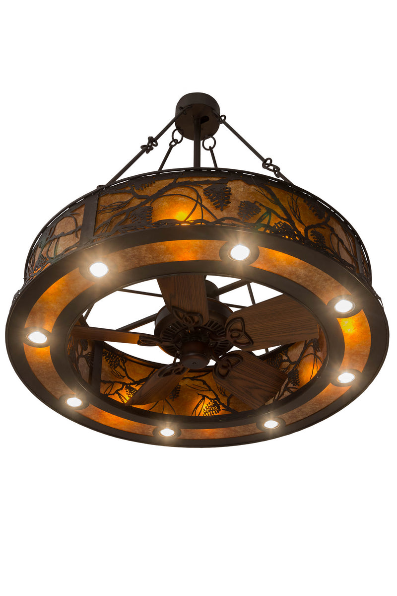 Meyda Tiffany 181388 16 Light Chandel-Air, Oil Rubbed Bronze