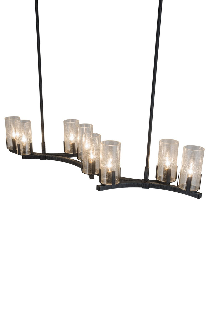 Meyda Tiffany 181456 Eight Light Chandelier, Antique Iron Gate