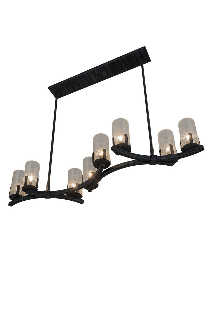 Meyda Tiffany 181456 Eight Light Chandelier, Antique Iron Gate