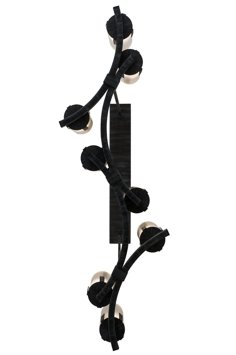 Meyda Tiffany 181456 Eight Light Chandelier, Antique Iron Gate