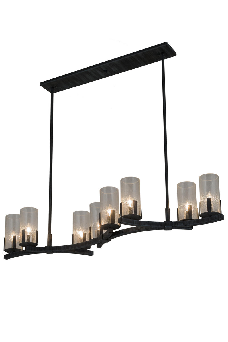 Meyda Tiffany 181456 Eight Light Chandelier, Antique Iron Gate