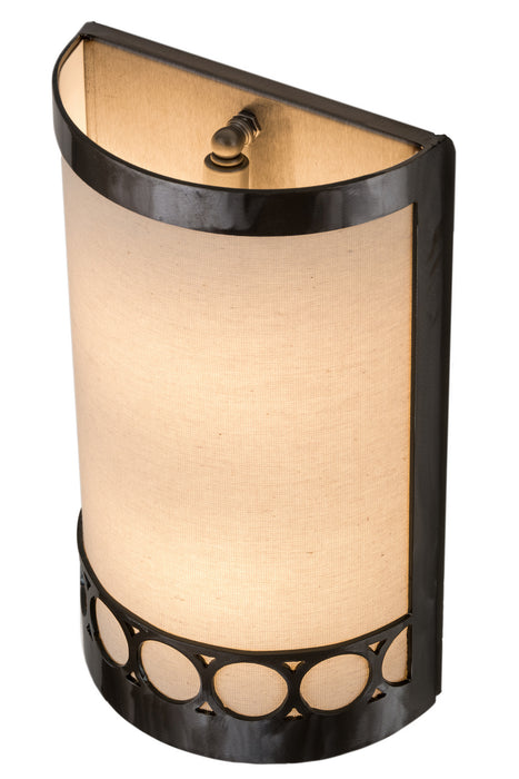 Meyda Tiffany 181532 Two Light Wall Sconce, Satin Clear