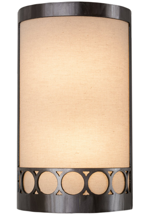 Meyda Tiffany 181532 Two Light Wall Sconce, Satin Clear