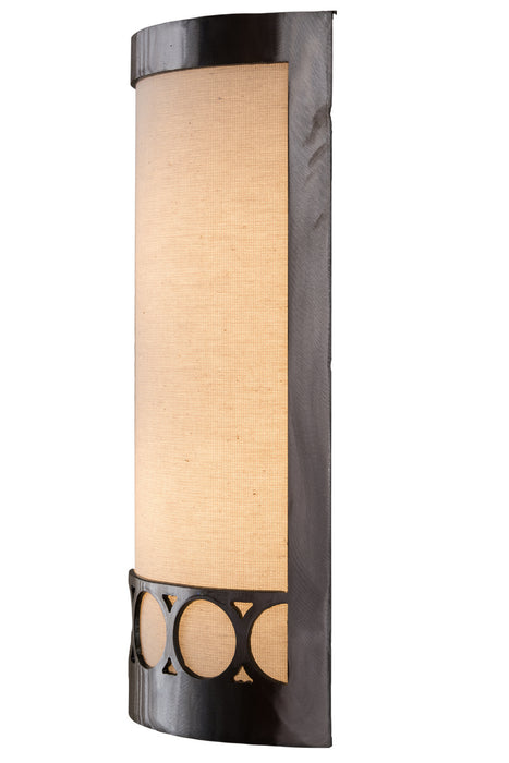Meyda Tiffany 181532 Two Light Wall Sconce, Satin Clear