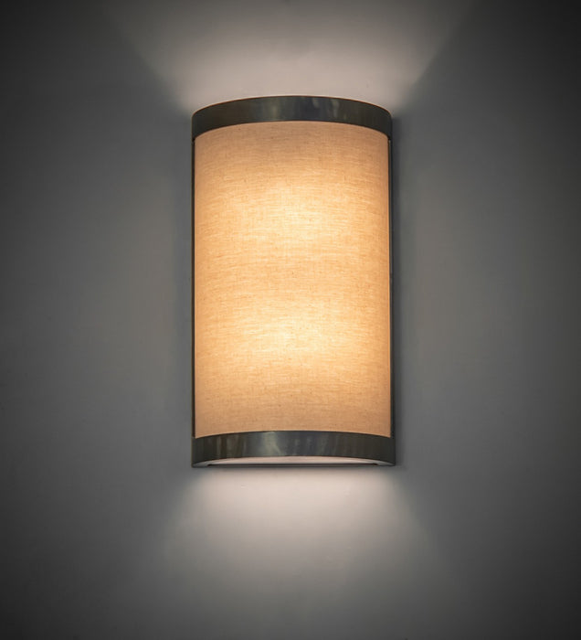 Meyda Tiffany 181564 Two Light Wall Sconce, Satin Clear