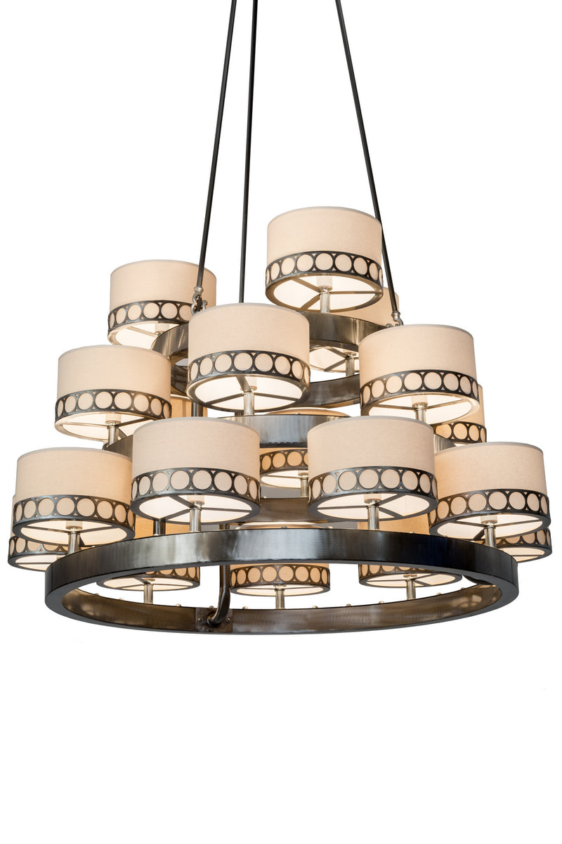 Meyda Tiffany 181566 18 Light Chandelier, Satin Clear