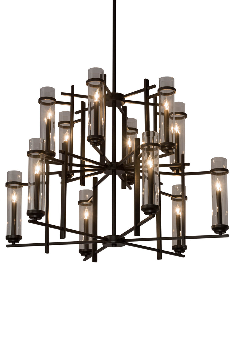 Meyda Tiffany 181625 12 Light Chandelier, Bronze