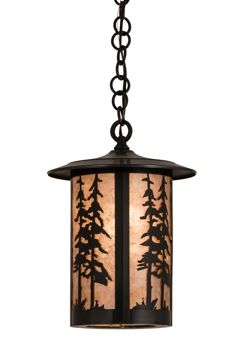 Meyda Tiffany 181649 One Light Pendant, Craftsman Brown