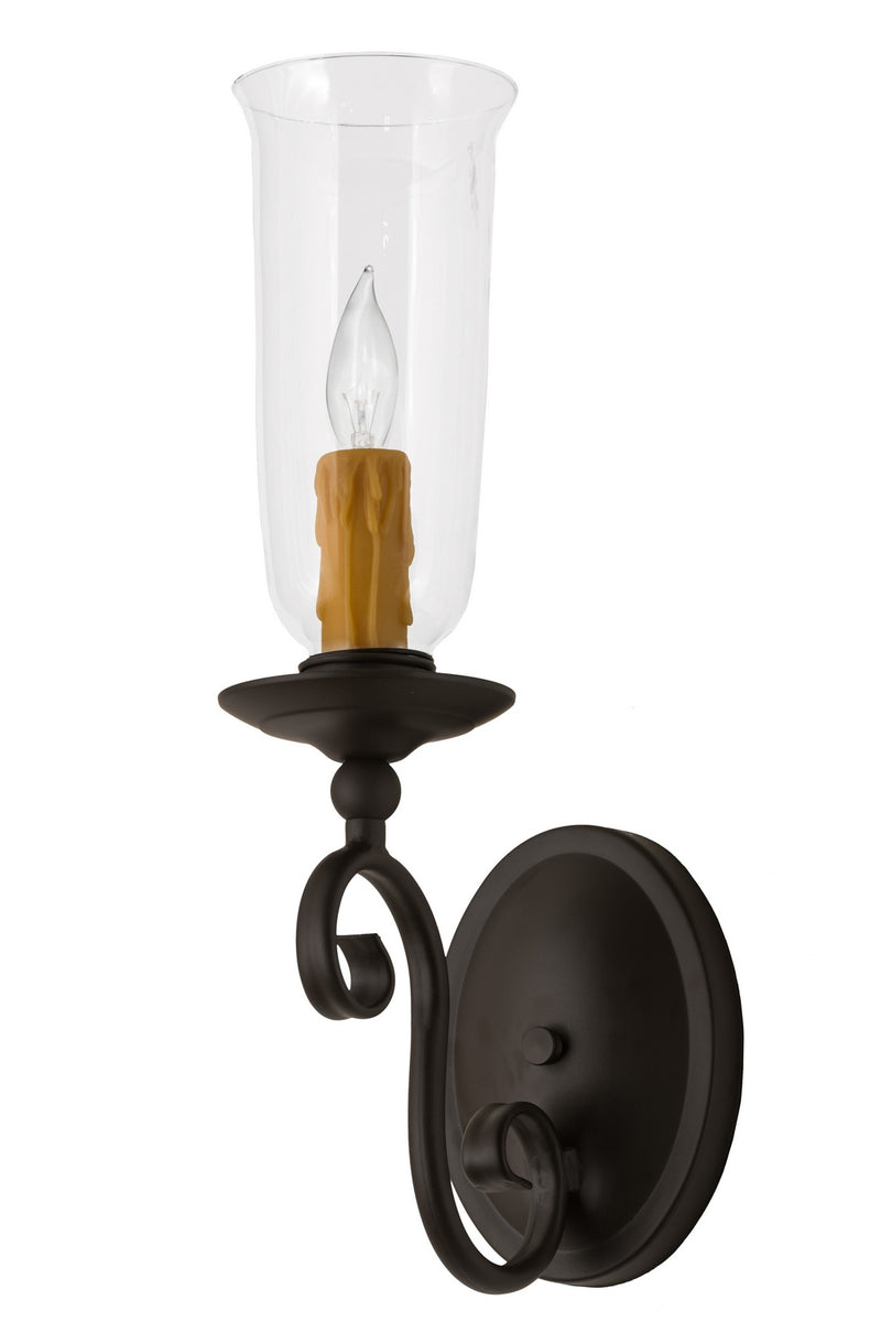 Meyda Tiffany 181810 One Light Wall Sconce, Oil Rubbed Bronze